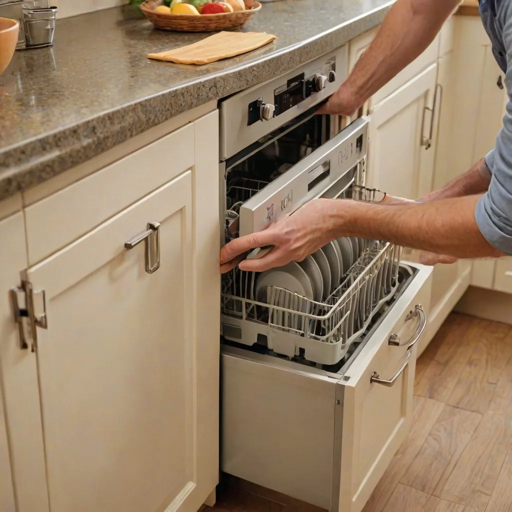 Jak bezpiecznie wyciągnąć zmywarkę z zabudowy?