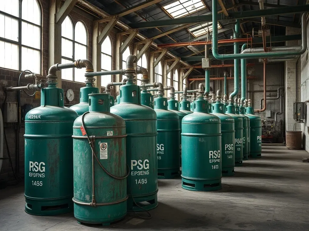 Systemy przesyłu gazów technicznych w budynkach przemysłowych